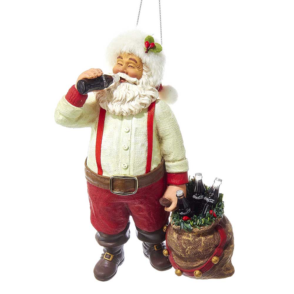 Santa Drinking A Coca-Cola® Ornament