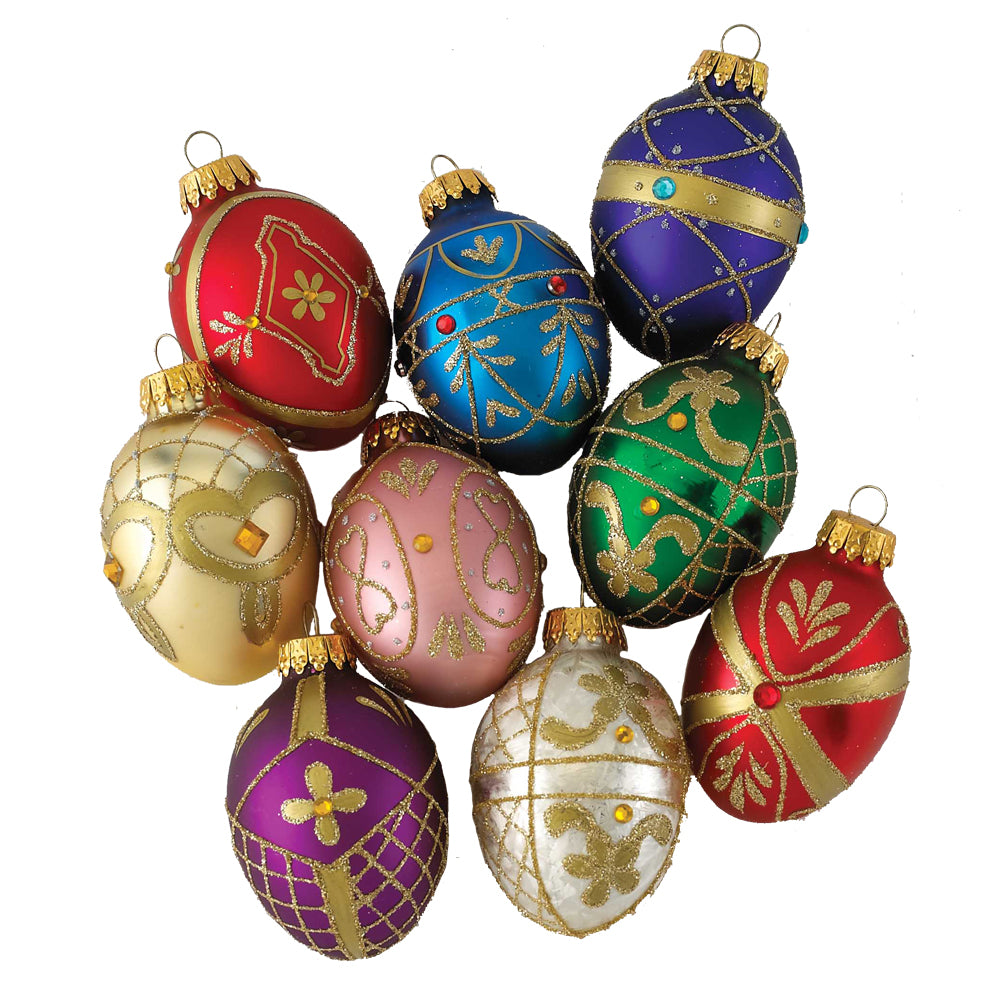 Miniature Ornaments Wooden Christmas Ornaments Egg Ornament