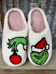 Fun Christmas Slipper, Soft Warm Cotton Bedroom Slippers House Memory Foam Slippers