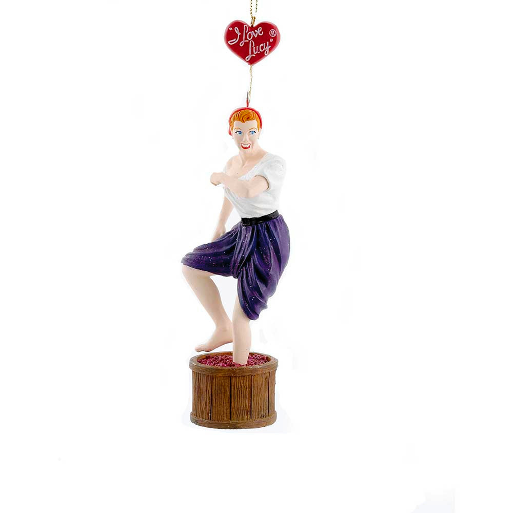 I Love Lucy® Stomping Grapes Ornament