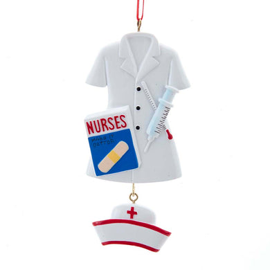 Nurse Uniform Ornament For Personalization