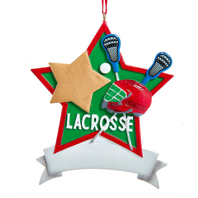 "Lacrosse" Ornament For Personalization
