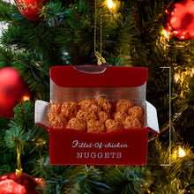 Fast Food, Chicken, Fries, Nugget Ornament, 3 Assorted