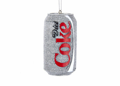 Coca-Cola¨ Glittered Diet Coke Can Ornament