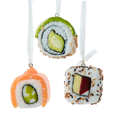 Sushi Ornament, 3 Assorted