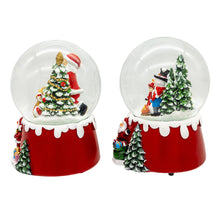 100MM Musical Snowman and Santa Water Globe, Choose Stye