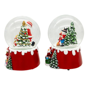 100MM Musical Snowman and Santa Water Globe, Choose Stye
