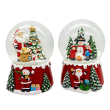 100MM Musical Snowman and Santa Water Globe, Choose Stye