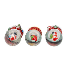45MM Santa, Santa with Bag, Snowman Water Globe, Choose