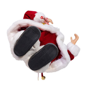 12" Standing Santa Tabletop With Sack &amp; Belt