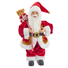 12" Standing Santa Tabletop With Sack &amp; Belt