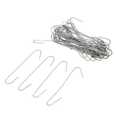 Silver Ornament Hook, 50-Piece Box Set