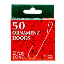 Silver Ornament Hook, 50-Piece Box Set