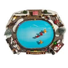 6.5" LED Musical Ice Hockey Rink Table Piece
