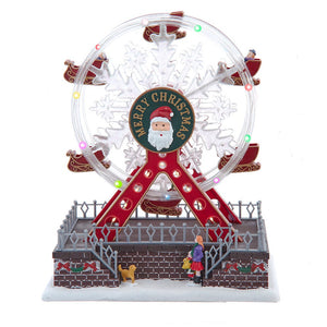 Battery Operated Musical Animated Santa Ferris Wheel
