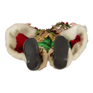 36" KSA Kringles Santa With Garland