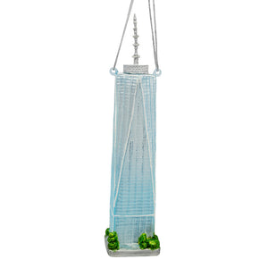 New York Noble Gems Freedom Tower Glass Ornament