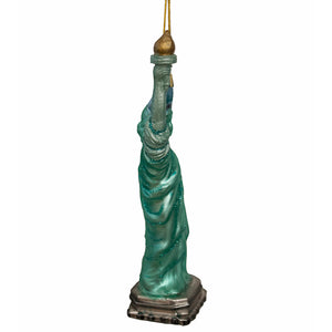 New York Statue of Liberty Noble Gem Glass Ornament, NB1008