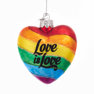 Noble Gems™  Pride Rainbow Glass Ornament