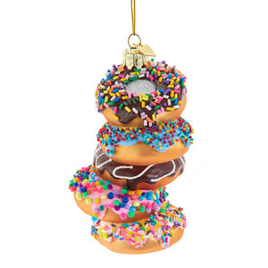 Noble Gemsª Glass Donuts Stack Ornament