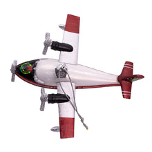 Noble Gems™ Glass Christmas Sea Plane Ornament