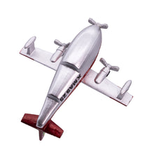 Noble Gems™ Glass Christmas Sea Plane Ornament