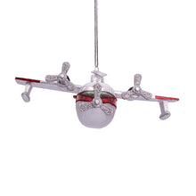 Noble Gems™ Glass Christmas Sea Plane Ornament