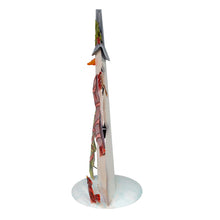 Capiz Snowman With Christmas Tree Table Piece