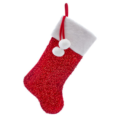 Red Sequined Stocking