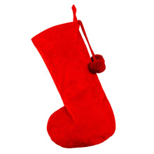 Plush Red &amp; White Snowman Stocking