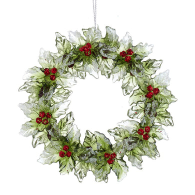 Red and Green Wreath Ornament