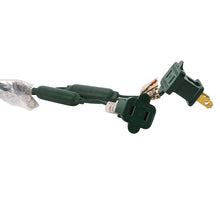 24.5' UL 50L Blue 5MM LED Green Wire Light Set
