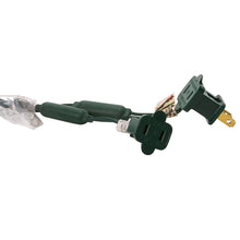 24.5' UL 50L Cool White 5MM LED Green Wire Light Set