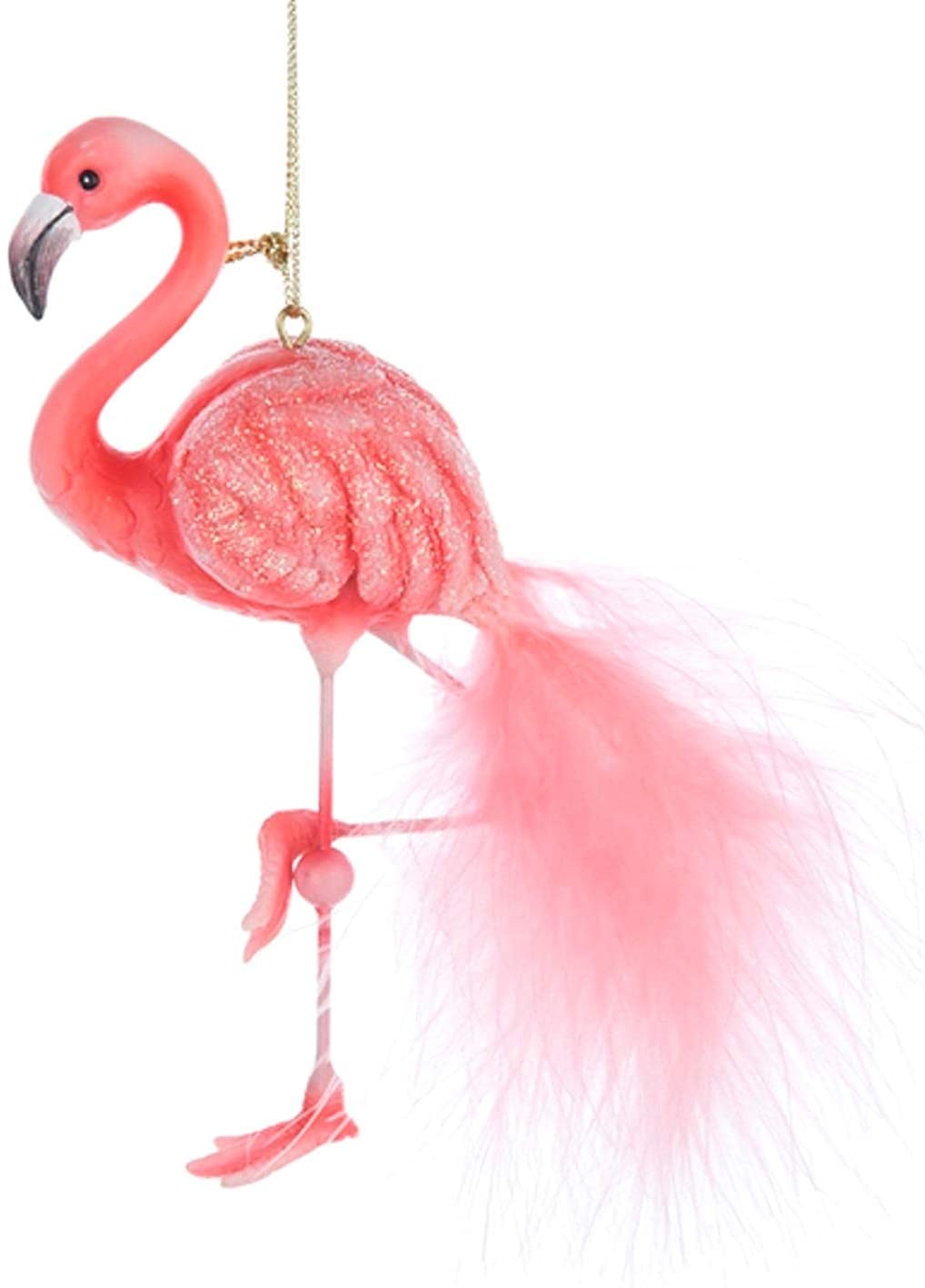 Kurt Adler Pink Flamingo Christmas Ornament, C8447