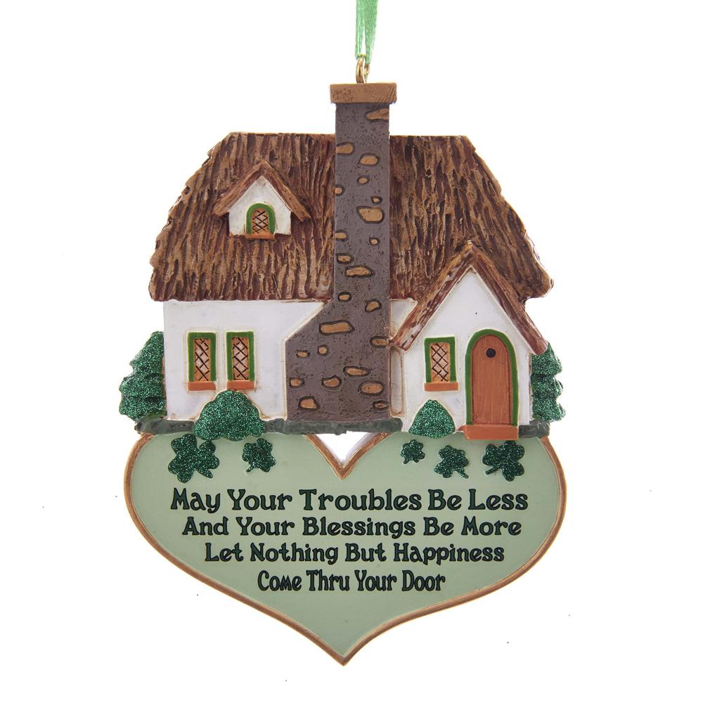 Kurt Adler Irish Home Blessing Ornament, A1842