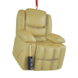 Kurt Adler Recliner Chair Ornament, A1898
