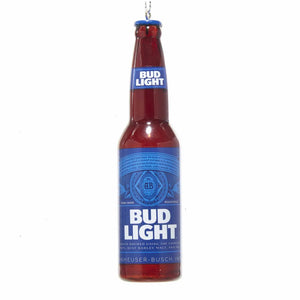 Kurt Adler Budweiser Bud Light Bottle Ornament, AB1183
