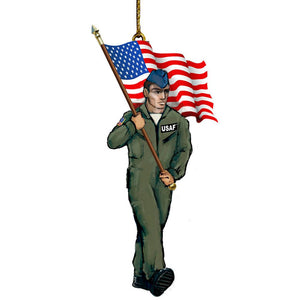 Kurt Adler U.S. Air Force Soldier Ornament, AF2191