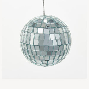 Kurt Adler Mirrored Disco Ball Glass Ornaments, 6-Piece Box Set, C1521