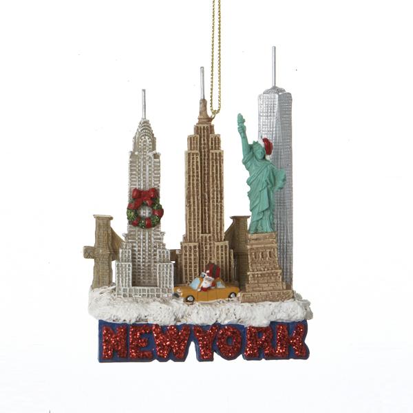 Kurt Adler New York City Travel Ornament, C7294NY