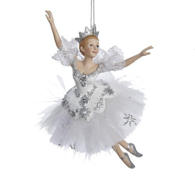 Kurt Adler Snow Queen Ballerina Ornament, C8574