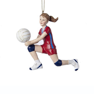 Kurt Adler Volleyball Girl ornament, C8819