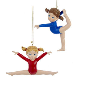 Kurt Adler Gymnast Girl Ornaments, 2A, C9289