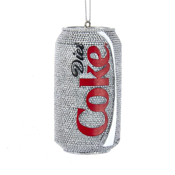 Kurt Adler Coca-Cola Glittered Diet Coke Can Ornament, CC2176DC