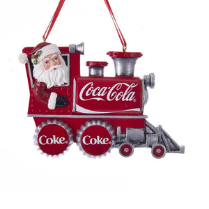 Kurt Adler Coca-Cola Santa Train Ornament, CC2183