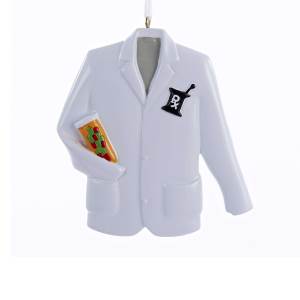Pharmacist Coat ornament For Personalization Item Size: 3.5-inches
