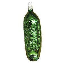 Kurt Adler Glass Pickle Ornament, GC0034
