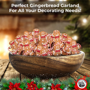 9 Foot Gingerbread Man Christmas Garland