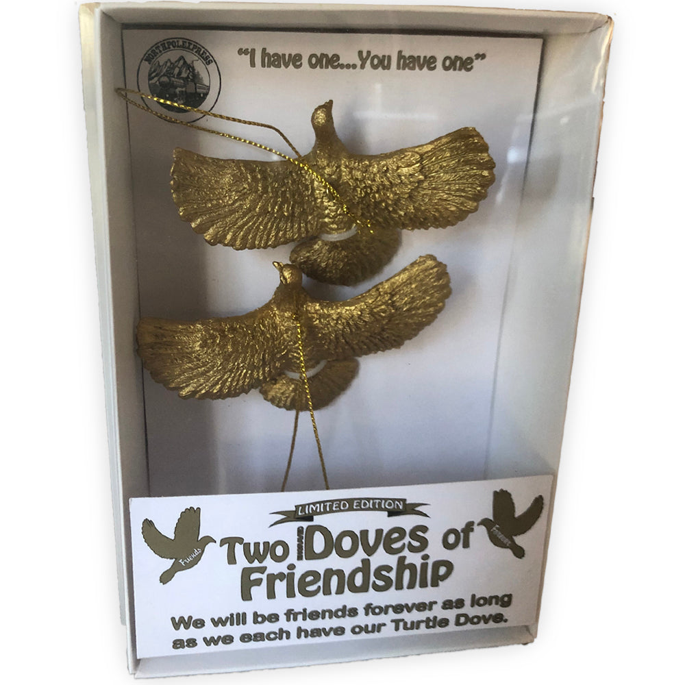 Twelve Days of Christmas: Two Turtle Doves Ornament | Nambe