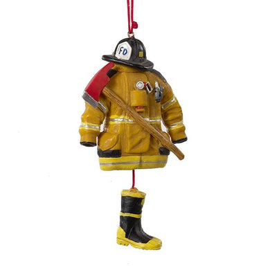 Kurt Adler Fireman Uniform Ornament, J1038